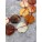 Заготовки сердолик цветок 27 мм 10 шт